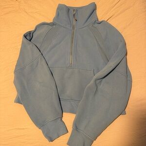 lululemon cropped scuba half zip size XS/S